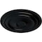 Ekena Millwork Giana Ceiling Medallion (Fits Canopies up to 7 7/8"), Hand-Painted Jet Black, 32 5/8"OD x 1 1/2"P CM32GIBLF - alternate 2